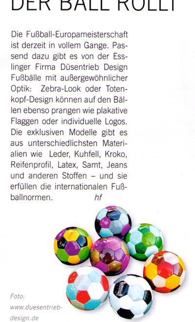 Der Ball rollt Artikel