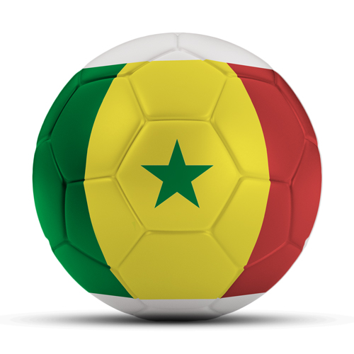 Länderball Senegal Flaggenball