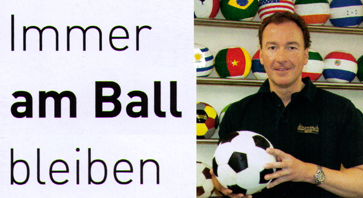 Immer am Ball bleiben TOP Magazin-Titel