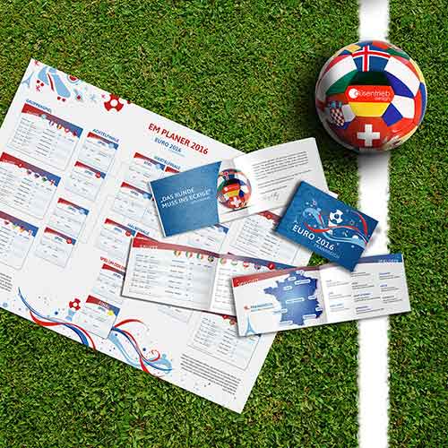 Individueller Spielplan zur EM 2016 in Frankreich