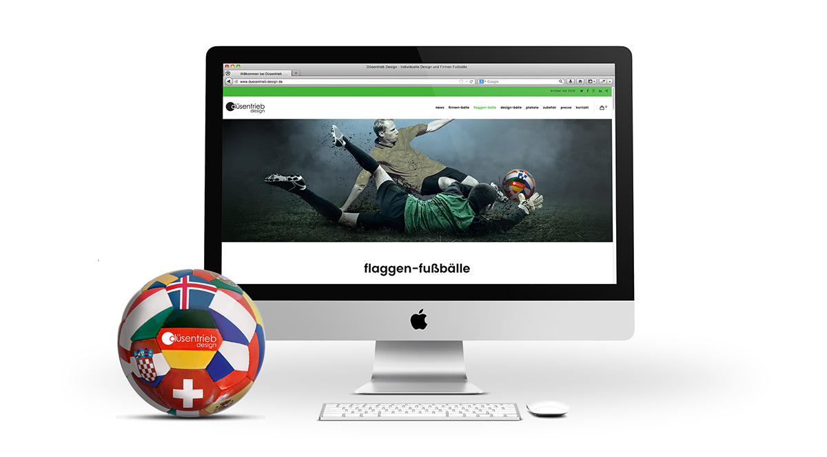 Neue Webseite/ Homepage für düsentrieb design