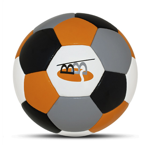 Werbeball Bietigheim-Bissingen vierfarbiger Firmenfußball mit Logo
