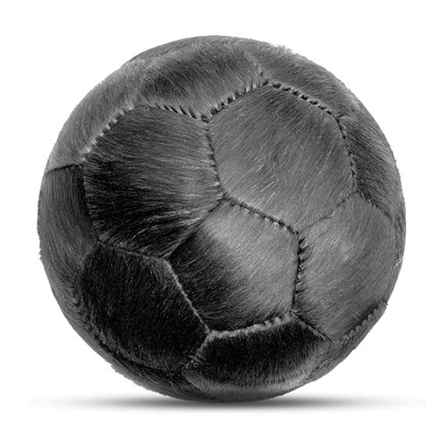 Duesentrieb Designball/Fußball Fell Schwarz