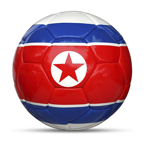 Länderball Nordkorea