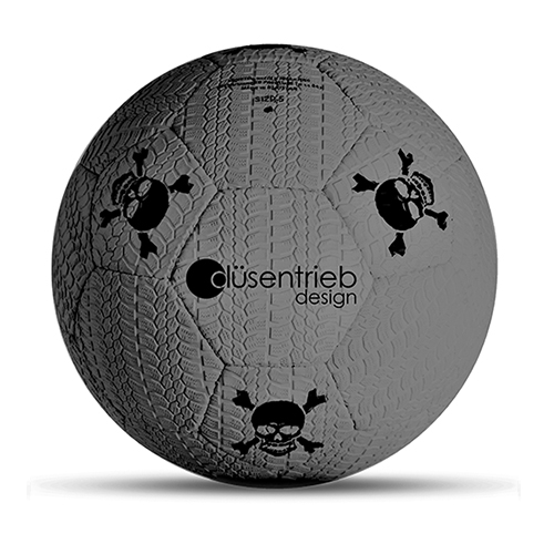 Duesentrieb Designball/Fußball Rubber Reifenprofil Schwarz