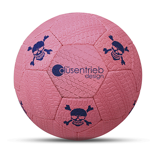 Werbeball Mädchenzeitschrift pink blau