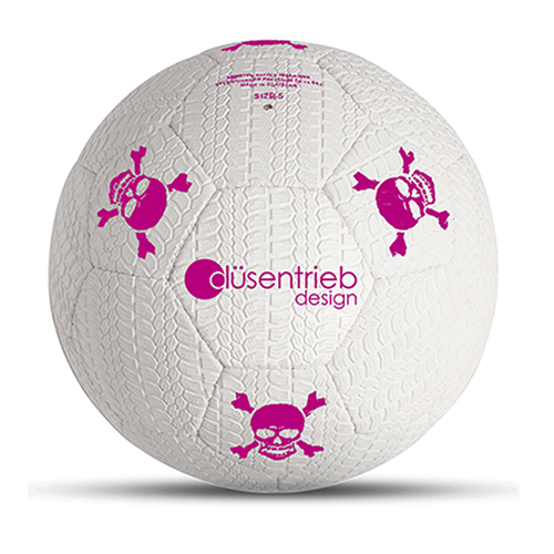 Duesentrieb Designball/Fußball Reifenprogil Weiß