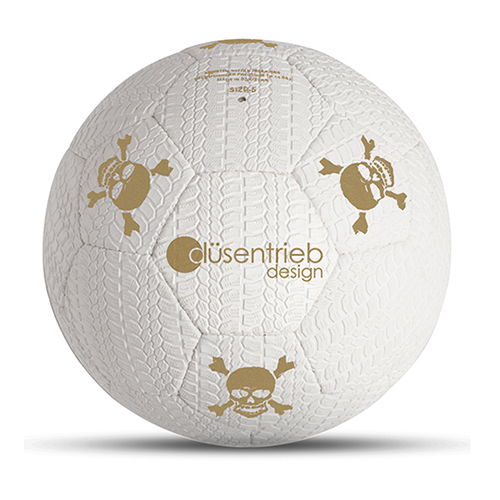 Duesentrieb Designball/Fußball Reifenprofil Weiß