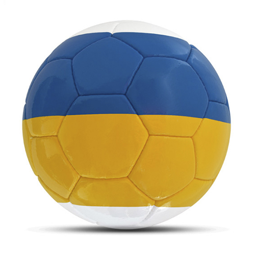 Landerball Ukraine Flaggenballe Lander Balle Landerfussball Fussballe Ball