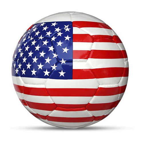 Länderball USA bedruckt