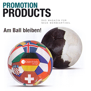 Am Ball bleiben Promotion Products Magazin