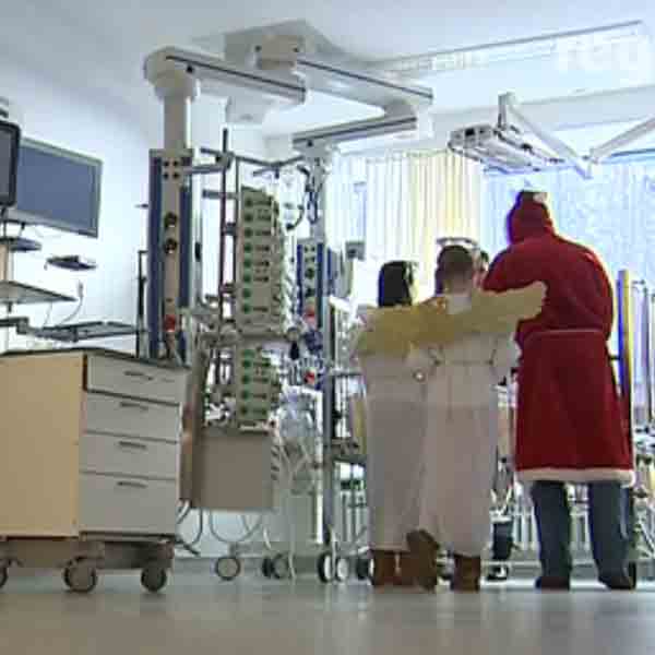 Olgahospital Weihnachtsmann Kleine Geste, große Wirkung